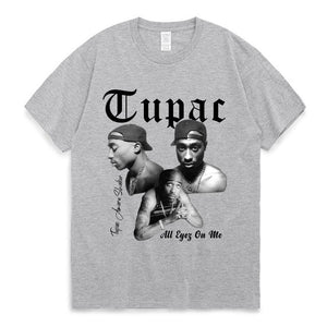 Rapper Tupac oversized Graphic T Shirt unisex