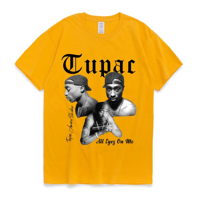 Rapper Tupac oversized Graphic T Shirt unisex