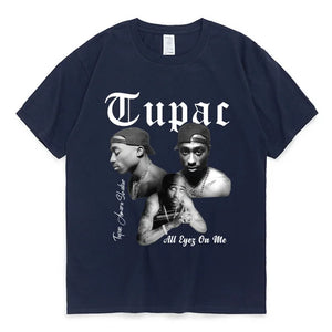 Rapper Tupac oversized Graphic T Shirt unisex