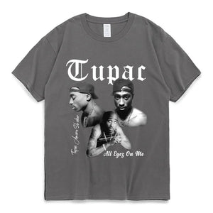 Rapper Tupac oversized Graphic T Shirt unisex