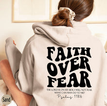 Load image into Gallery viewer, Faith over Fear Unisex Hoodie