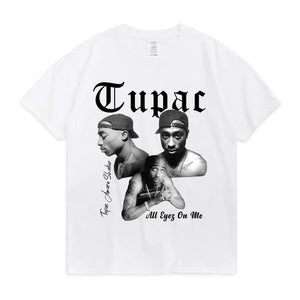 Rapper Tupac oversized Graphic T Shirt unisex