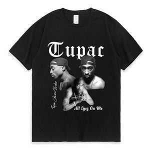 Rapper Tupac oversized Graphic T Shirt unisex